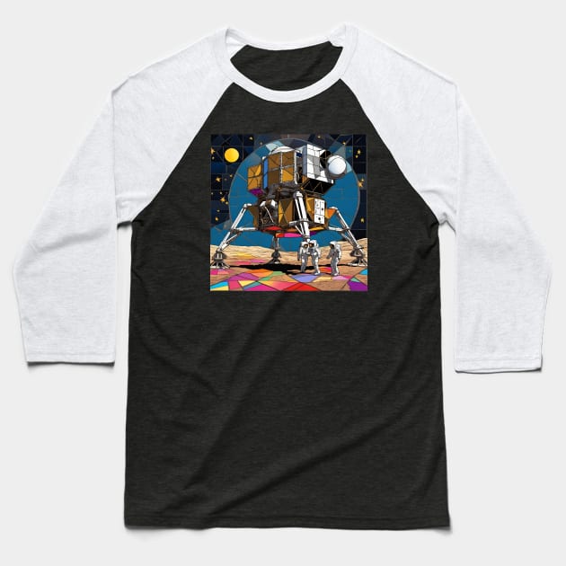 Lunar Base Baseball T-Shirt by Lyvershop